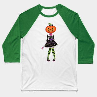 Pumpkin Cutie Baseball T-Shirt